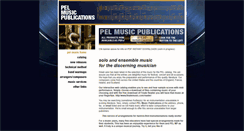 Desktop Screenshot of pelmusic.com